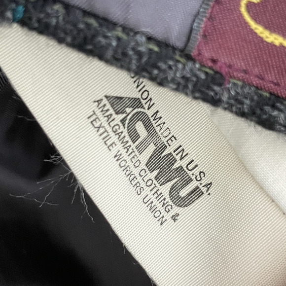 Vintage Men’s Blazer 42R Lambswool Gray Houndstooth Sport Coat Jacket Union Made - Picture 5 of 11